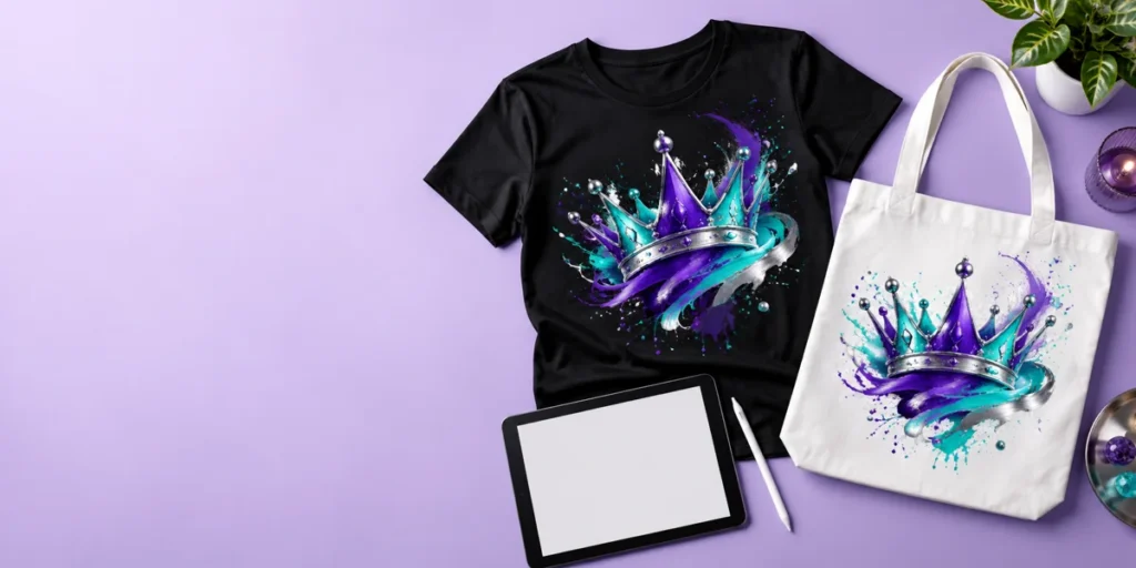 Illustrative custom apparel and artwork tools